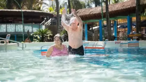 Sonolência atração para família no Thermas dos Laranjais