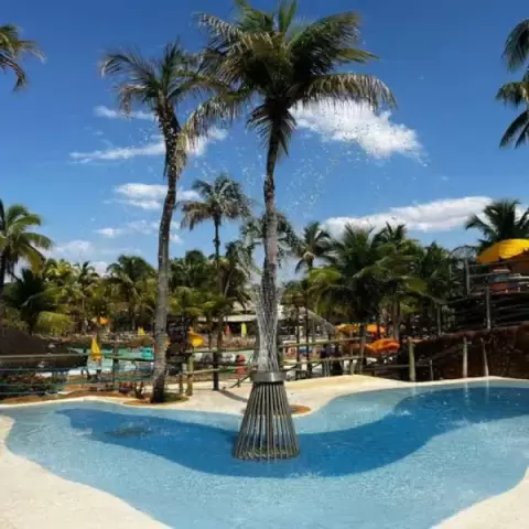 Balé das Águas atração para crianças no Thermas dos Laranjais