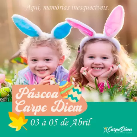 Páscoa no Carpe Diem Eco Resort