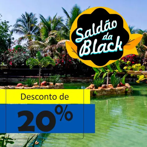 SALDÃO BLACK NO CARPE DIEM ECO RESORT OLÍMPIA