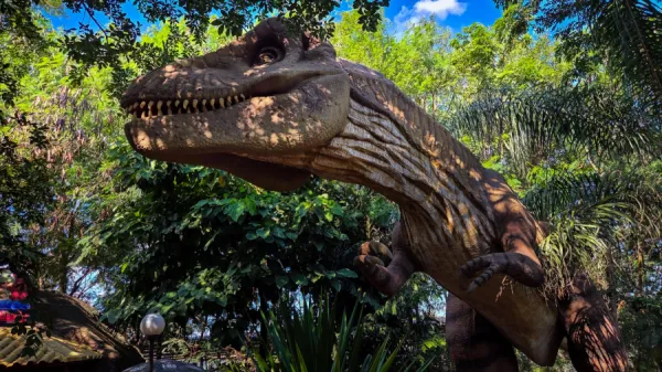 Foto demonstrativa de Vale dos Dinossauros em Olímpia SP
