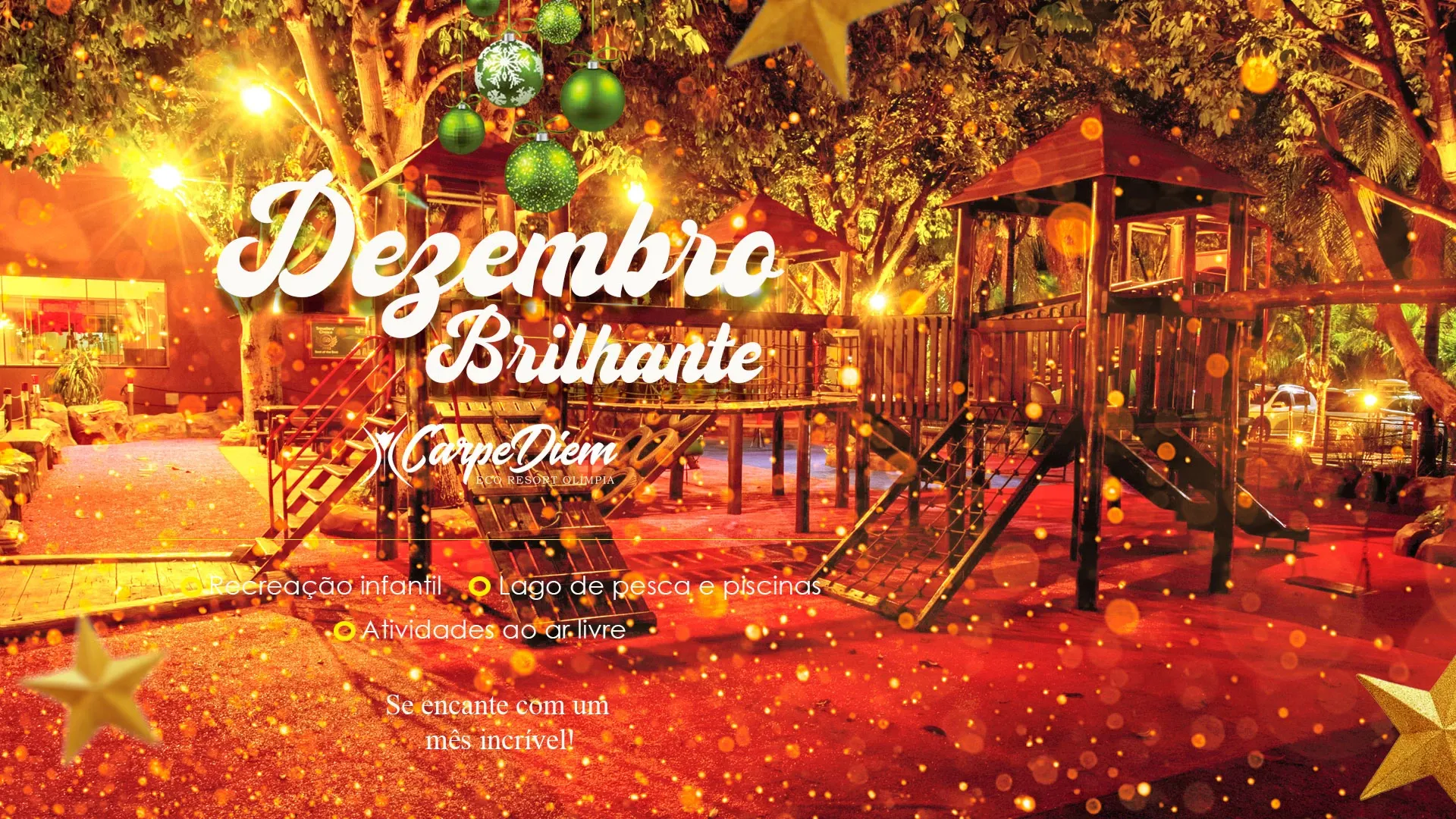 Dezembro Brilhante Carpe Diem | SOLICITE ORÇAMENTO
