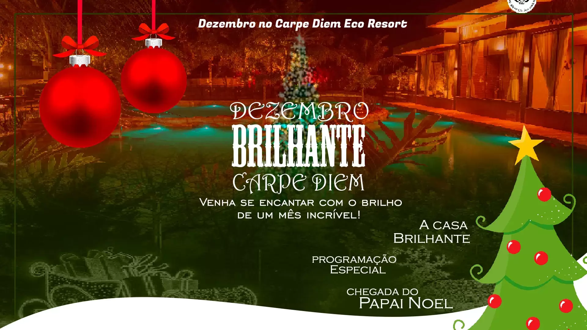 Dezembro Brilhante Carpe Diem