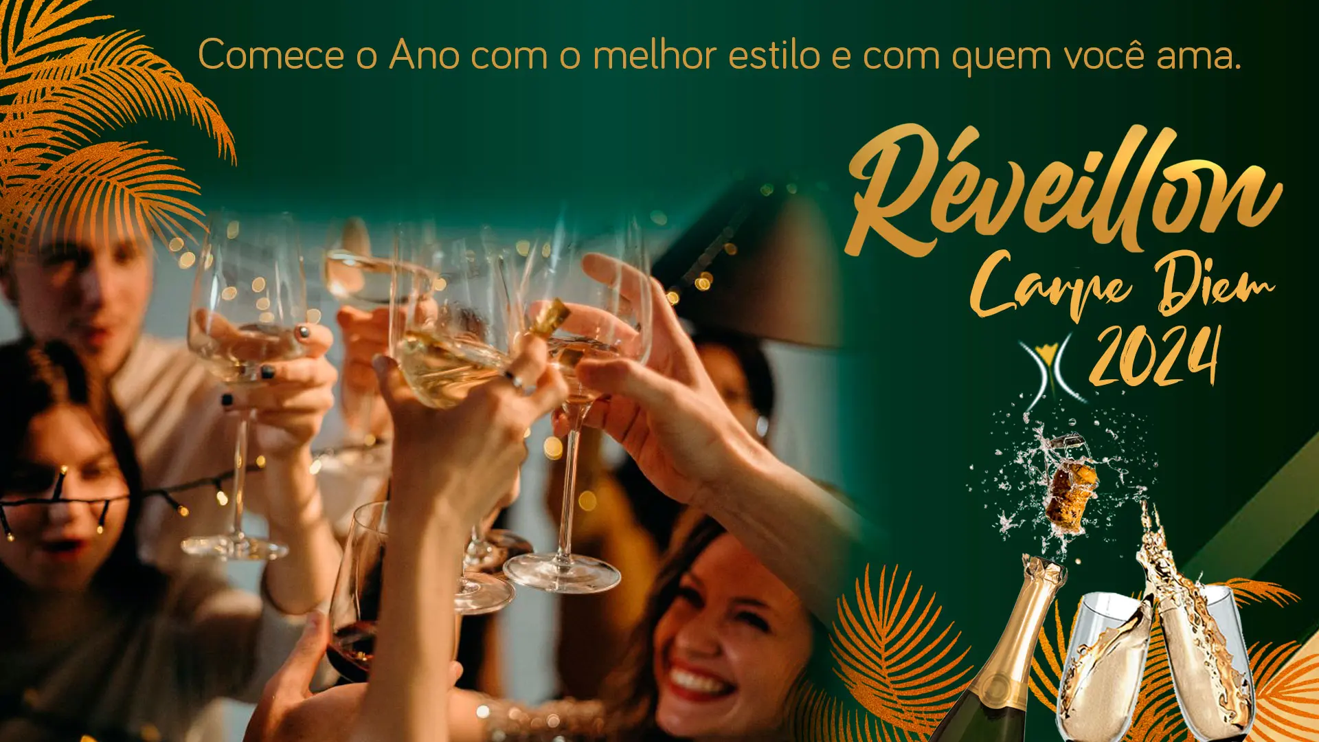 O Réveillon no Carpe Diem vai ser de um jeito inesquecível!